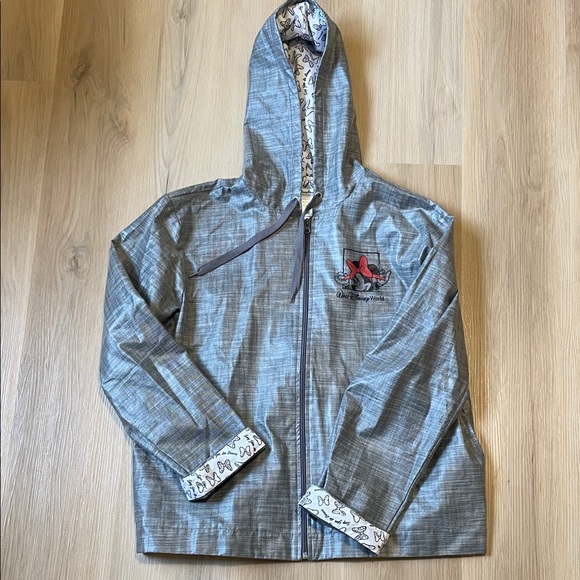 Disney Jackets & Blazers - Walt Disney World - Gray Minnie Hooded Zip Up Jacket XL